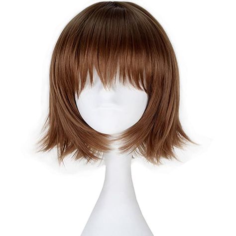 Short Straight Brown Hair, Straight Brown Hair, Miss U, Straight Bob, Anime Cosplay, Brown Hair, Bangs, Hairstyles, For Women