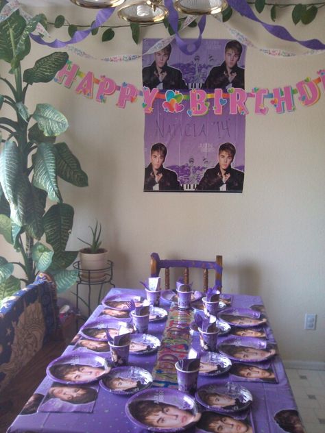 Justin Bieber Birthday Party, Justin Bieber Themed Birthday Party, Justin Bieber Party Theme, Justin Bieber Birthday Party Ideas, Justin Bieber Cake, Justin Bieber Party, Justin Bieber Birthday, Justin Bieber My World, 21st Bday Ideas