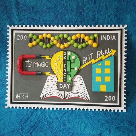 #National Science Day# National Science Day Creatives, Science Day Decorations, Design For Science, National Science Day, Science Day, School Board Decoration, Boards Ideas, Bulletin Board Borders, Magic Day