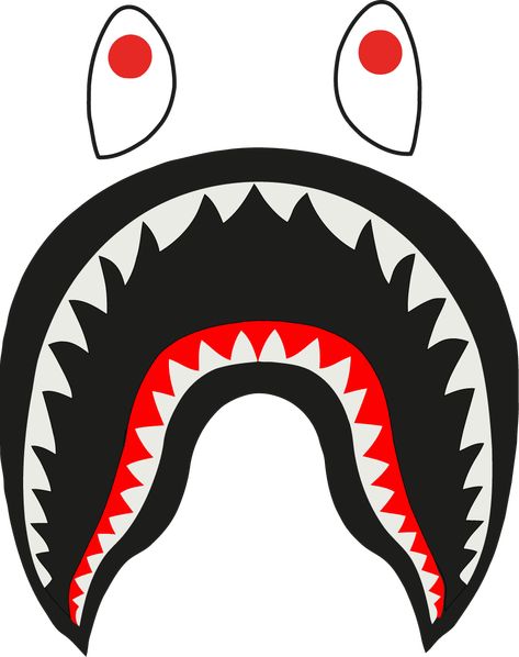 Bape Logo Design, Bape Drawings, Bape Shark Wallpaper, Shoes Bape, Bape Art, Nike Drawing, Bape Logo, Men's Tattoos, Bape Shark