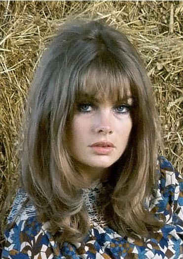 Sixties Haircut, 70s Soft Layers, Behive Hairstyles 70s, 60s Hair With Bangs, Lose Bangs, 60s Hair Layers, 70s Straight Hairstyles, 60s Mid Length Hair, Late 60s Hair