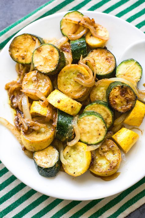 Miso Zucchini, Cooked Zucchini, Squash And Onions, Butter Zucchini, Zucchini And Squash, Miso Recipe, Grilled Salad, Miso Butter, Summer Zucchini