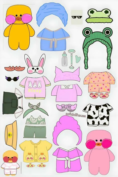 Buku Diy, Free Printable Paper Dolls, ليلو وستيتش, Paper Doll Printable Templates, Paper Cut Outs, Paper Dolls Clothing, Doll Template, Paper Dolls Diy, Hello Kitty Crafts