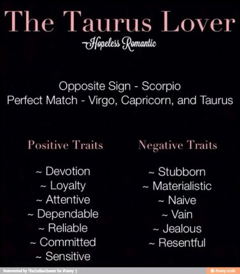 Taurus Lover, Taurus Zodiac Quotes, Taurus Girl, Taurus Traits, Capricorn And Taurus, Gemini And Aquarius, Taurus Quotes, Positive Traits, Negative Traits