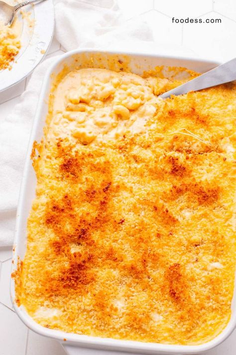 Enjoy this Old Fashioned Baked Macaroni and Cheese with a creamy sauce and bold flavors. Made with sharp cheddar, Gruyere, and Parmesan, it's never bland or dry. Easy to make, it's perfect as a main dish with a side salad or as a side with grilled meats. Perfect for family dinners, picnic, potluck, holidays, and gatherings. Get the full mac and cheese recipe on my blog for all the tips and tricks to make the best mac and cheese you ever make! Winter Casserole Recipes, Baked Macaroni And Cheese Recipe, The Best Mac And Cheese, Picnic Potluck, Baked Macaroni And Cheese, Macaroni And Cheese Recipe, Best Mac And Cheese, Easy Grilling, Grilled Meats