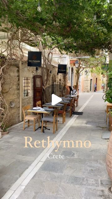 Crete Travel Guide on Instagram: "Uncover the hidden gems of Rethymno! 💙🤍  #rethymno #rethymnoncrete #crete #cretelife #creteisland #cretegreece #rethymnocity #greecestagram #greece #kreta #griechenland #bestplaces_greece #alluring_greece #travel_greece #reiselust #streetphotography #visitgreece #citylife #historicalstreets #holiday #cretesecrets #explorecrete #destinationcrete #creta #greece🇬🇷" Creta Greece, Crete Travel, Rethymno Crete, Crete Island, Travel Greece, Crete Greece, Visiting Greece, Greece Travel, Crete