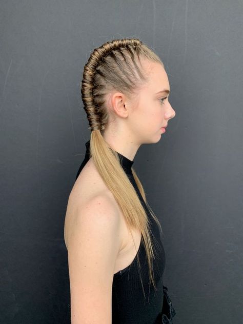 VIDEO TUTORIAL: The Pipe Braid - Style - Modern Salon Pipe Braid Tutorial, Braid Tutorial Step By Step, Pipe Braid, Whip Braid Tutorial, Dna Braid Tutorial, Simple Viking Hairstyles Women Tutorial, Elf Braids Tutorial, Starburst Braid, Dragon Braid Pigtails Tutorial