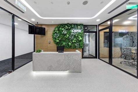 CBRE Offices - Hanoi | Office Snapshots Cbre Office, Off White Store, Counter Window, Native Landscaping, Office Space Ideas, Office Snapshots, Retail Design Blog, Hanoi Vietnam, Retail Store Design