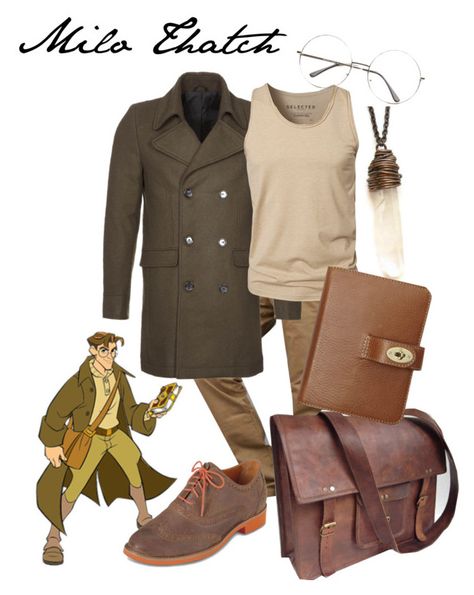 "Milo Thatch" by totallytrue ❤ liked on Polyvore featuring Zalando, SELECTED, Cole Haan, Mulberry and milo thatch atlantis the lost empire disney disneybound Milo Thatch Disneybound, Milo Thatch, Milo And Kida, Princess Kida, Horror Halloween Costumes, Atlantis The Lost Empire, Disney Bound Outfits, Style Muse, Disney Cosplay