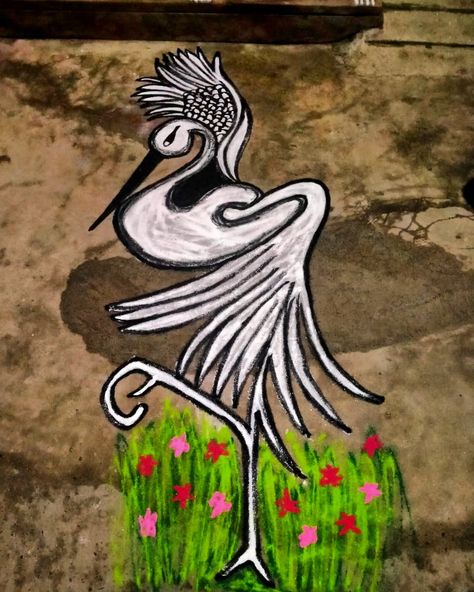 #rangoli #art #kolam #colourfulart #love #beast #vijay #2022 #bird #pelican Beast Vijay, Birds Rangoli, Rangoli Art, Rangoli Designs, Colorful Art, Rooster, Birds, Drawings, Fictional Characters