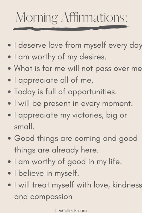 Morning Routine Affirmations, Daily Positive Affirmations Printable, The Best Affirmations, Mindfullness Short Quotes, Short Affirmations Positive, Driving Affirmations, Planner Affirmations, Morning Affirmations Positivity, 2023 Memories