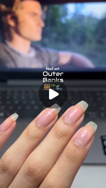 Obx Outer Banks Nails, Outer Banks Nail Ideas, Obx Inspired Nails, Outer Banks Nails, Outer Banks, Banks, Nails, On Instagram