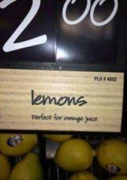 You had one job lemons! Funny Sign Fails, Job Fails, Youre Doing It Wrong, You Had One Job, One Job, Foto Ideas Instagram, Funny Love, Laughing So Hard, Funny Fails