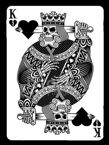 Ink And Quill, King Of Hearts Card, Tattoo Tshirt, Playing Card Art, Cards Poker, Image Reference, Playing Cards Design, Tattoo T Shirts, Dark Art Tattoo