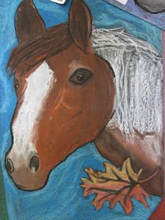 5th Grade Oil Pastel Horses Oil Pastel Art Ideas, Pastel Art Ideas, Art Ideas For Kids, Animal Art Projects, Winter Art Projects, 6th Grade Art, 5th Grade Art, Farm Art, Oil Pastel Art