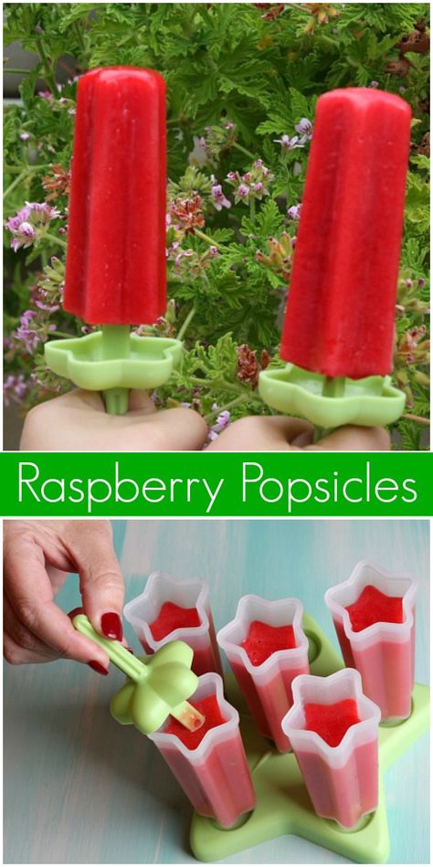 Rasberry Recipes, Raspberry Yogurt Popsicles, Protein Popsicles, Raspberry Popsicles, Cooked Frosting, Freezer Pops, Tea Bag Favors, Cupcake Toppings, Popsicles Recipe