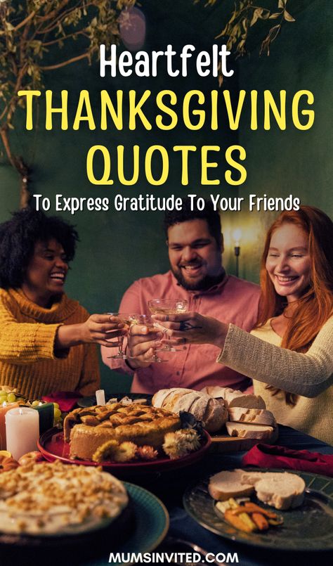 Make your friends & family smile big this Thanksgiving by sharing these hilarious and heartfelt quotes just for them. This post features a roundup of funny, happy, & silly Thanksgiving wishes that help you tell your besties how much you appreciate their presence in your life. From cute captions to hysterical mantras, these quotes add humor & joy to your holiday celebrations. thanksgiving quotes thankful for friends. happy thanksgiving family and friends. Thanksgiving week quotes. Happy Thanksgiving Family And Friends, Wishes For Friends Quotes, Thanksgiving Week Quotes, Thanksgiving Quotes For Friends, Thanksgiving Quotes Thankful, Cute Autumn Quotes, Thanksgiving Messages For Friends, For Friends Quotes, Happy Fall Quotes