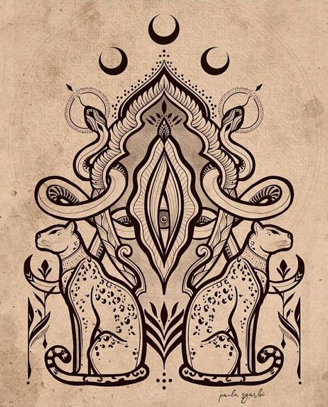 Sacred Geometry Back Tattoo, Snowman Tattoo, Tattoo Mafia, Sacred Feminine, Arte Inspo, Feminist Art, Goddess Art, Animal Stories, Charcoal Drawing