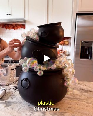 23K views · 112 reactions | Create your own spooky fun with this DIY bubble cauldron 🧙‍♀️✨ | Create your own spooky fun with this DIY bubble cauldron 🧙‍♀️✨ | By MetDaan Tips | Facebook Holiday Ideas, Create Yourself, Create Your, Create Your Own, Bubbles, Halloween, Quick Saves