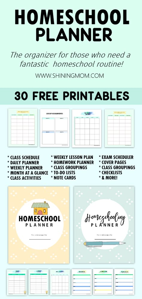 Homeschooling Portfolio, Free Homeschool Planner, Homeschool Lesson Planner, Homework Planner, Free Homeschool Printables, Homeschool Routine, Homeschool Education, How To Start Homeschooling, School Schedule