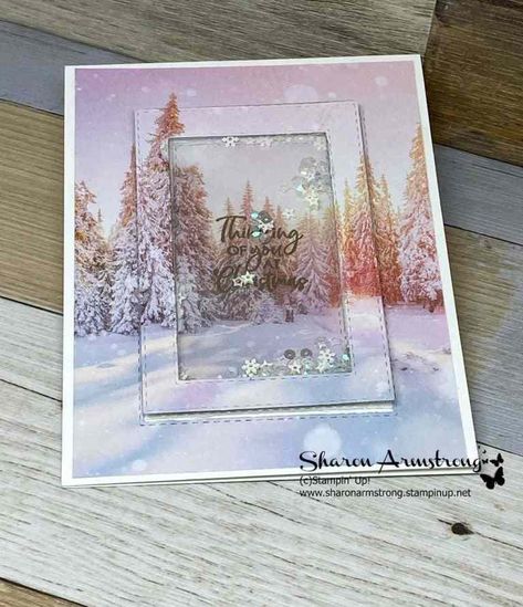 Shaker Cards Tutorial, Christmas Scent, Christmas Table Decor, Homemade Christmas Cards, Christmas Favors, Stampin Up Christmas Cards, Soap Favors, Christmas Scents, Stampin Up Christmas