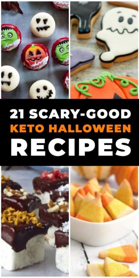 21 keto recipes for Halloween will keep you burning fat while indulging in easy low carb treats! Whether you’re looking for keto Halloween recipes, party food, or the best keto cookies on the ketogenic diet, you’ll find a few favorites to celebrate keto Halloween here! These keto recipes with peanut butter, chocolate, and cream cheese make weight loss taste delicious on the keto diet! #keto #ketorecipes #ketodessert #KetoHalloween #lowcarb #lowcarbrecipes #lowcarbdessert #dessert Best Keto Cookies, Muffins Halloween, Keto Halloween, Diet Lunch, Healthy Party Food, Keto Holiday, Peanut Recipes, Low Carb Treats, Keto Friendly Desserts