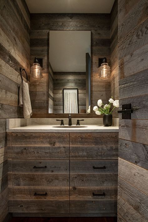 Cottonwood - Other - by CLB Architects | Houzz Cabin Master Bath, Clb Architects, Hillside Cabin, Audrey Hall, Modern Mountain Cabin, Lake Tahoe Cabin, Tahoe Cabin, Barn House Interior, Mountain Home Exterior