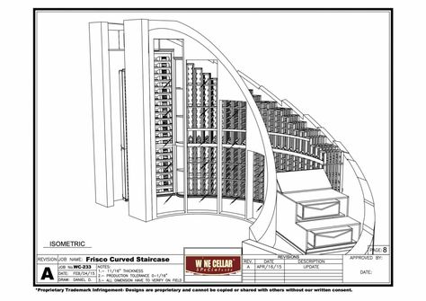 Staircase Wine Cellar, Under Stairs Wine Cellar, Space Under The Stairs, Home Wine Cellars, Under The Stairs, Wine Wall, Curved Staircase, Stair Storage, Texas Homes