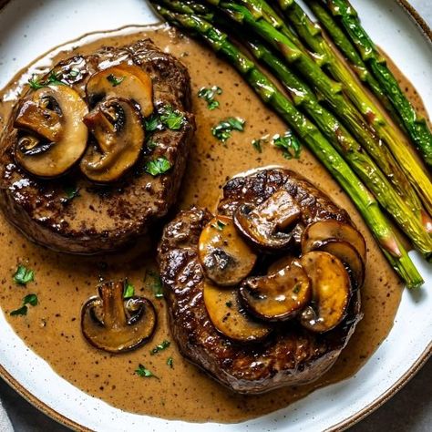 Steak Diane Steak Diane Recipe, Beef Medallions, Steak Diane, Mignon Steak, Mushroom Sauce Recipe, Filet Mignon Steak, Leftover Steak, Cooking The Perfect Steak, Beef Dinners