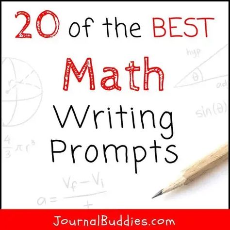 Prompts To Write About, Math Writing Prompts, Journaling Ideas For Kids, Creative Writing Prompts For Kids, Classroom Activities For Kids, Math Journal Prompts, Prompts For Journaling, Creative Writing Worksheets, Activity Journal