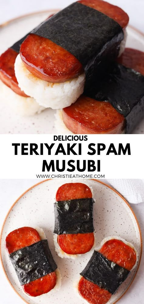 Spam Musubi Sauce Recipes, Musubi Sauce Recipes, Spam Musubi Recipe Hawaii, Musubi Recipe Hawaii, Spam Sushi Roll, Hawaiian Spam Musubi Recipe, Spam Rice Balls, Spam Musubi Sauce, Musubi Sauce