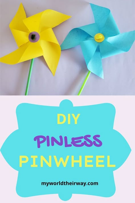 Pinwheel Template, Steam Activities Elementary, How To Make Pinwheels, Diy Experiments, Pinwheel Craft, Diy Pinwheel, Simple Paper Crafts, Stem Camp, Elementary Stem Activities