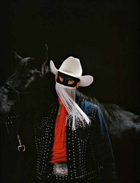 Orville Peck Bronco on Behance Julia Johnson, Orville Peck, Cowboys Bar, Nicola Roberts, Black Cowboys, Cowboy Aesthetic, Photography Art Direction, Girls Aloud, Cowboy Horse