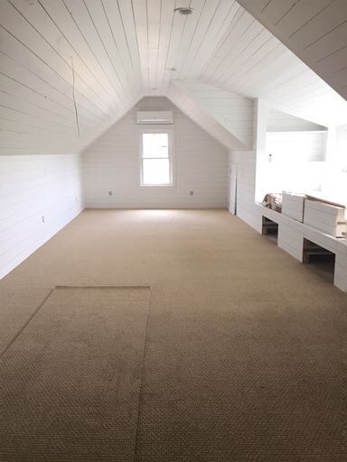 Bonus Room Flooring Ideas, Large Bonus Room Ideas Upstairs, Bonus Room Over Garage Decorating Ideas, Bonus Room With Dormers, Long Bonus Room Ideas, Open Bonus Room Ideas, Bonus Room Wall Ideas, Shiplap Bonus Room, Bonus Room Carpet