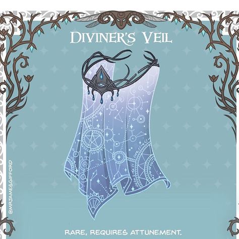 The robe of wonder - the flowing silk of this robe of Elven make and is very comfortable. It carries the faint smell of sandlewood and… James Gifford, Fantasy Items, Dnd Accessories, Artifact Art, Dnd Crafts, Dnd Stories, Dungeon Master's Guide, Rpg Ideas, D D Items