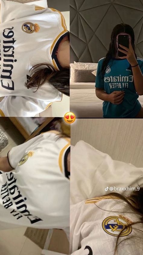 Real Madrid Girl, Real Madrid Aesthetic, Madrid Aesthetic, Madrid Girl, Madrid Outfits, Real Madrid Shirt, Real Madrid Team, Soccer Outfits, كريستيانو رونالدو