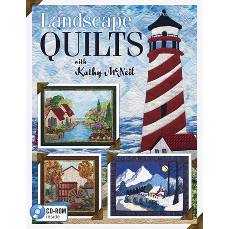 Landscape Quilts with Kathy McNeil Paris Landscape, Landscape Quilting, Maine Coastline, Nautical Quilt, Landscape Art Quilts, Nancy Zieman, Landscape Quilt, The Quilt Show, Landscape Quilts