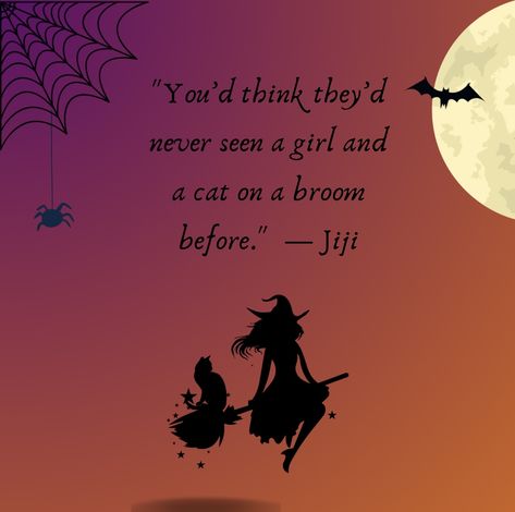 Halloween theme with a quote from Kiki’s Delivery Service. Halloween Town Quotes, Kiki's Delivery Service Quotes, Service Quotes, Kiki Delivery, Kiki's Delivery Service, Halloween Theme, Halloween Town, A Quote, Delivery Service