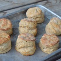 The Fluffiest Whole-Wheat Biscuits - 100 Days of Real Food Whole Wheat Biscuits, Wheat Flour Recipes, Real Food Meal Plan, Flour Biscuits, Wheat Biscuits, 100 Days Of Real Food, Homemade Buttermilk Biscuits, Buttermilk Biscuits Recipe, Wheat Recipes