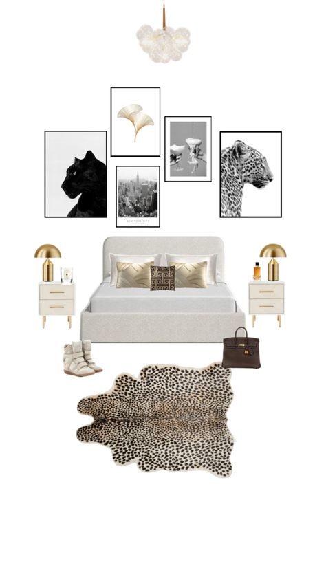 Bedroom Ideas Leopard Print, Room Inspo Leopard Print, Lepord Print Room Aesthetic, How To Design A Bedroom, Leopard Room Ideas Bedrooms, Leopard Print Room Decor, Vogue Room Decor, Cheetah Print Room Ideas, Leopard Print Room