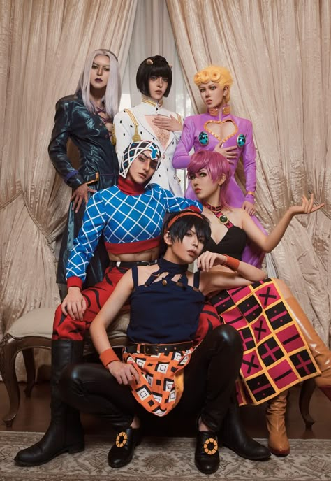 Jjba Cosplay, Jojo Cosplay, Bucci Gang, Hakken Ryou, Adventure Anime, Jojo's Bizarre Adventure Anime, Jojo Reference, Cosplay Inspo, Cool Cosplay