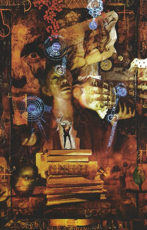 Morpheus Sandman, Dave Mckean, Bd Art, Arte Dc Comics, Arte Inspo, Neil Gaiman, Ethereal Art, Comic Illustration, Comic Artist