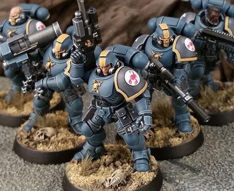 Chucking Monkeys: Red Scorpions Warhammer 40k Figures, Warhammer Figures, Warhammer Paint, Marine Colors, Post Human, Lego Custom Minifigures, Miniature Gaming, Hobbies For Men, Space Wolves