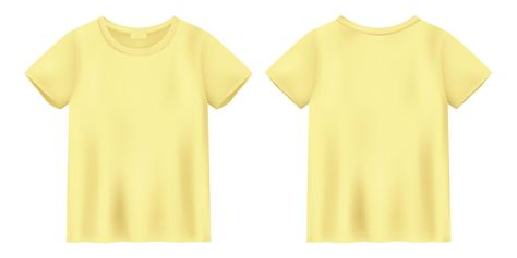 Unisex yellow t shirt mock up. T-shirt design template. Mock Up T Shirt, Tshirt Template, T Shirt Design Template, Shirt Template, Mens Fashion Classy, Yellow T Shirt, Yellow Shirts, Baby Yellow, Tshirt Mockup