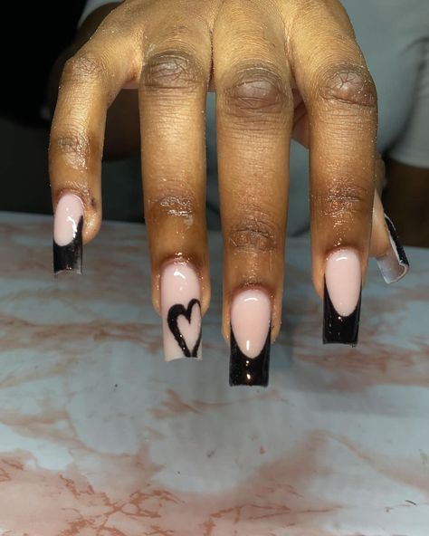 Black Acrylic Nails, Colored Acrylic Nails, French Tip Acrylic Nails, Simple Acrylic Nails, Short Square Acrylic Nails, Long Acrylic Nails Coffin, Short Acrylic, Acrylic Nails Coffin Pink, Long Square Acrylic Nails