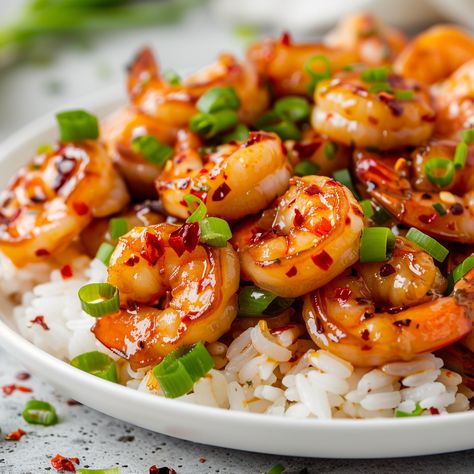 Easy Honey Garlic Shrimp - Krystel's Cooking Easy Honey Garlic Shrimp, Stir Fry Shrimp Recipes, Sweet And Spicy Shrimp, Asian Shrimp, Honey Garlic Shrimp, Fried Shrimp Recipes, Spicy Shrimp Recipes, Shrimp Stir Fry, Shrimp Recipes Healthy