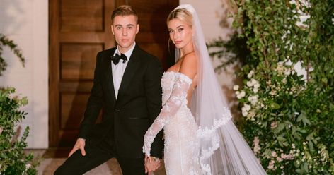 Hailey Baldwin Wedding Dress, Bieber Wedding, Hailey Bieber Wedding, Hailey Rhode Baldwin, Justin Hailey, Celebrity Wedding Dresses, Natalia Vodianova, Weddings By Color, Lily Aldridge