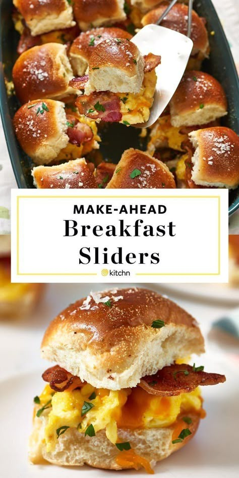 Weekend Meal Prep, Breakfast Sliders, Breakfast Slider, Bacon Eggs, Slider Recipes, Homemade Breakfast, Brunch Menu, Christmas Brunch, Christmas Breakfast