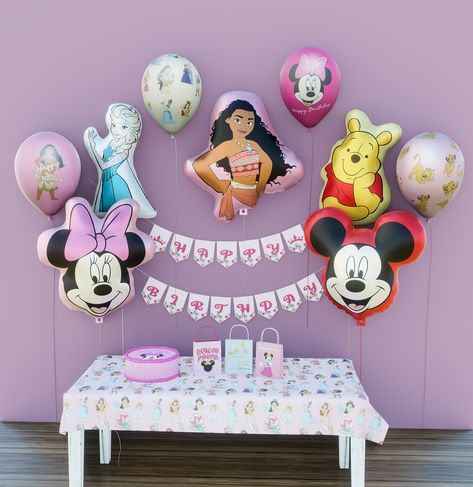 The Sims 4 Pack, Los Sims 4 Mods, Sims Baby, Disney With A Toddler, Toddler Birthday Party, Mickey Balloons, Birthday Party Set, Free Sims 4, Sims 4 Body Mods