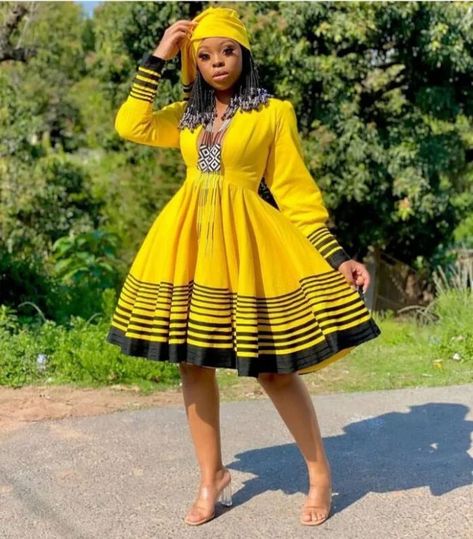 Xhosa Attire Traditional Dresses, Xhosa Attire For Ladies, Xhosa Dresses, Sotho Traditional Dresses, Xhosa Traditional Dresses, Xhosa Wedding, Xhosa Traditional Attire, Xhosa Attire, South African Traditional Dresses